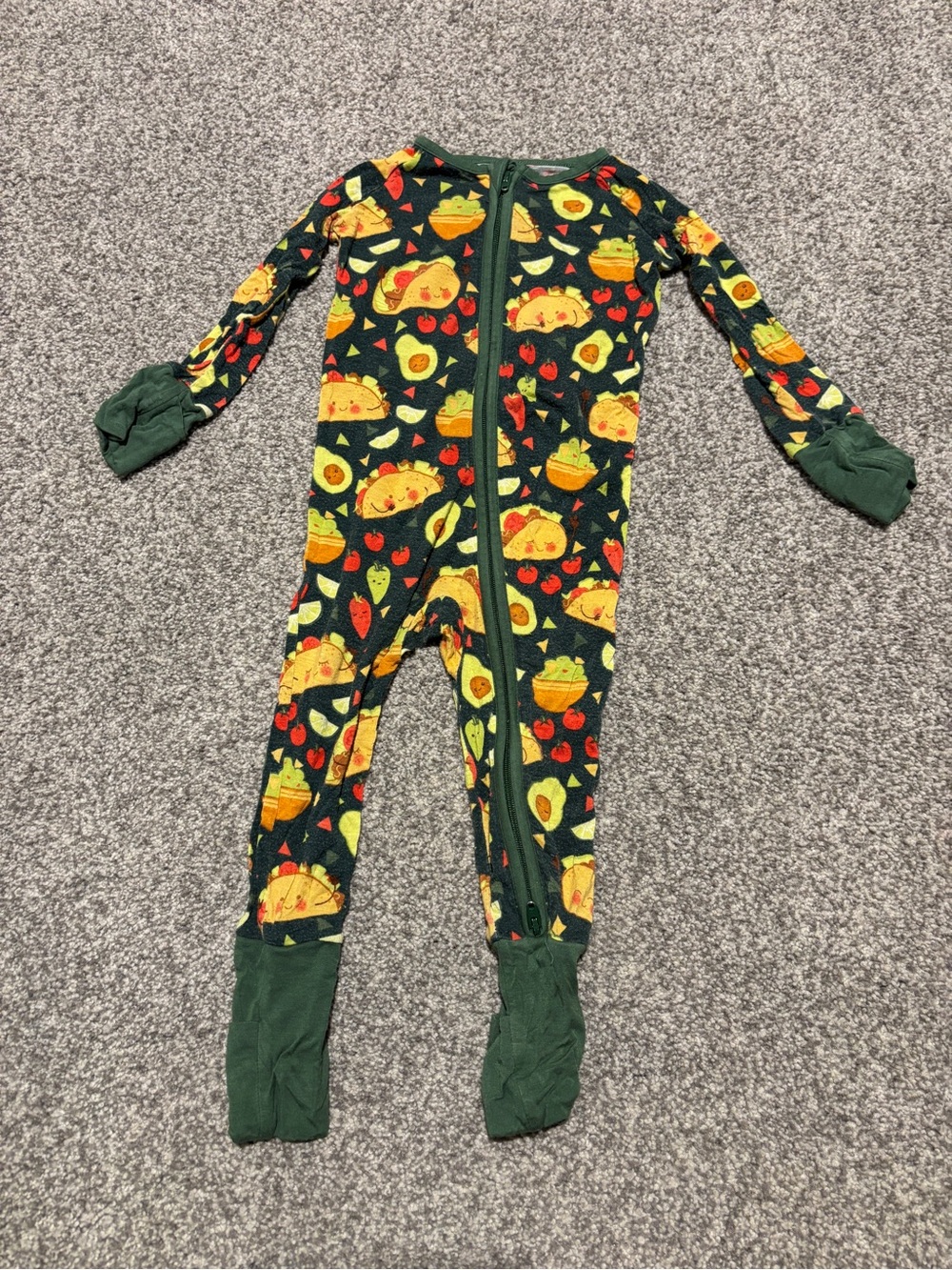 Little Sleepies - Taco Time Zippy (6-12 mo)